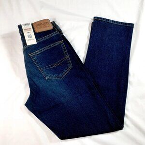 Levi Strauss Signature Jeans Mens 28x30 Athletic Fit Dark Wash Denim